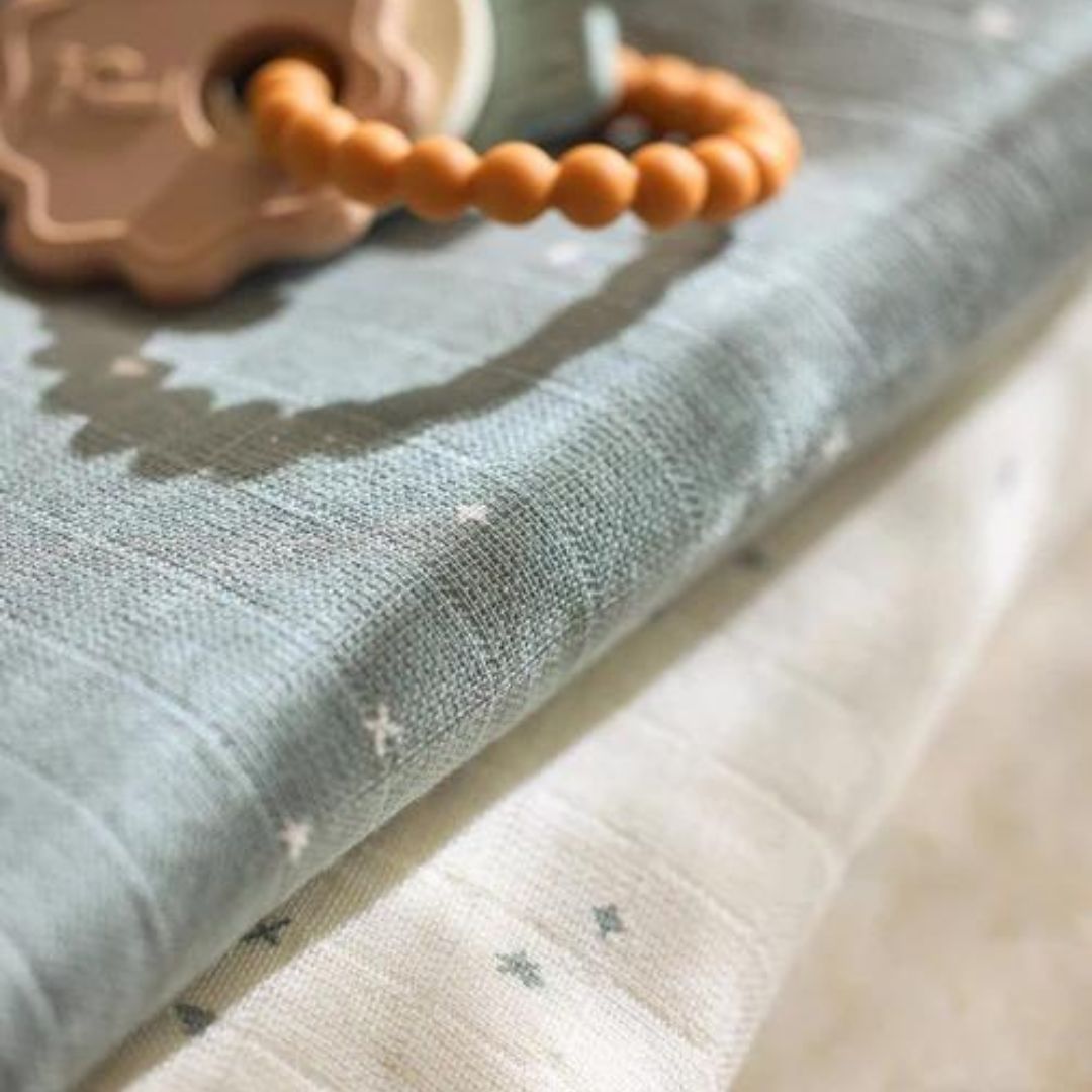 Jollein monddoekje twinkling - Sea Green