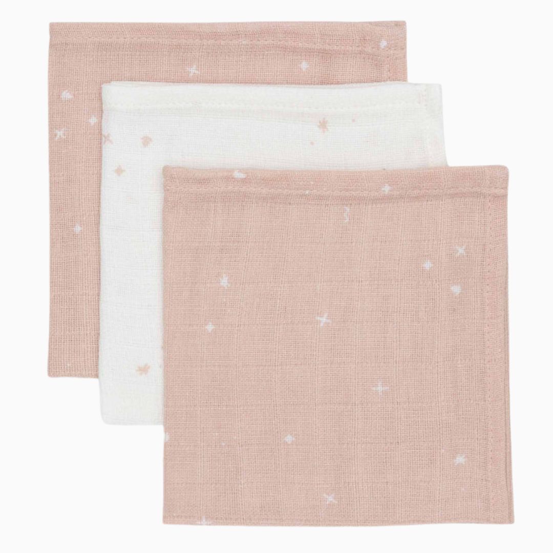 Jollein monddoekje twinkling - Wild Rose