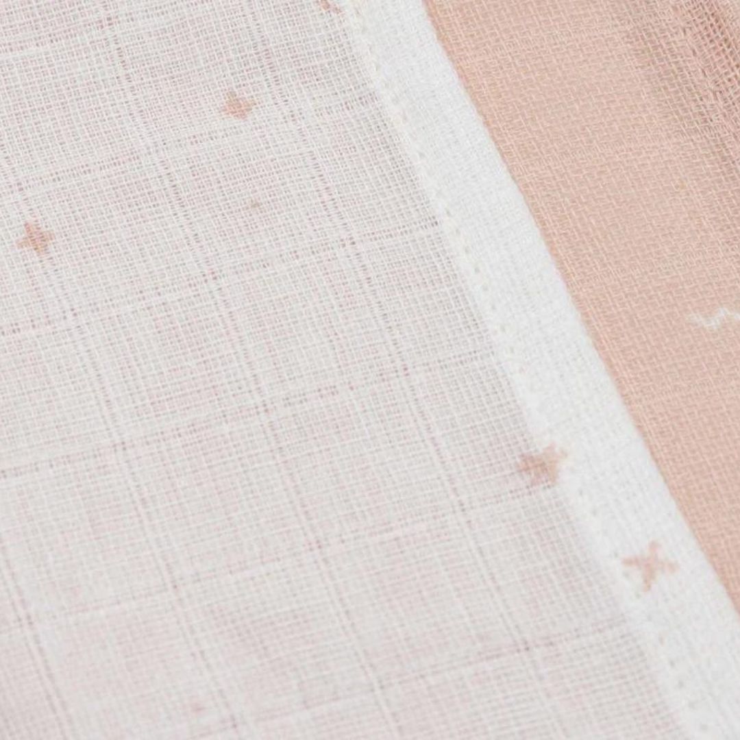 Jollein monddoekje twinkling - Wild Rose