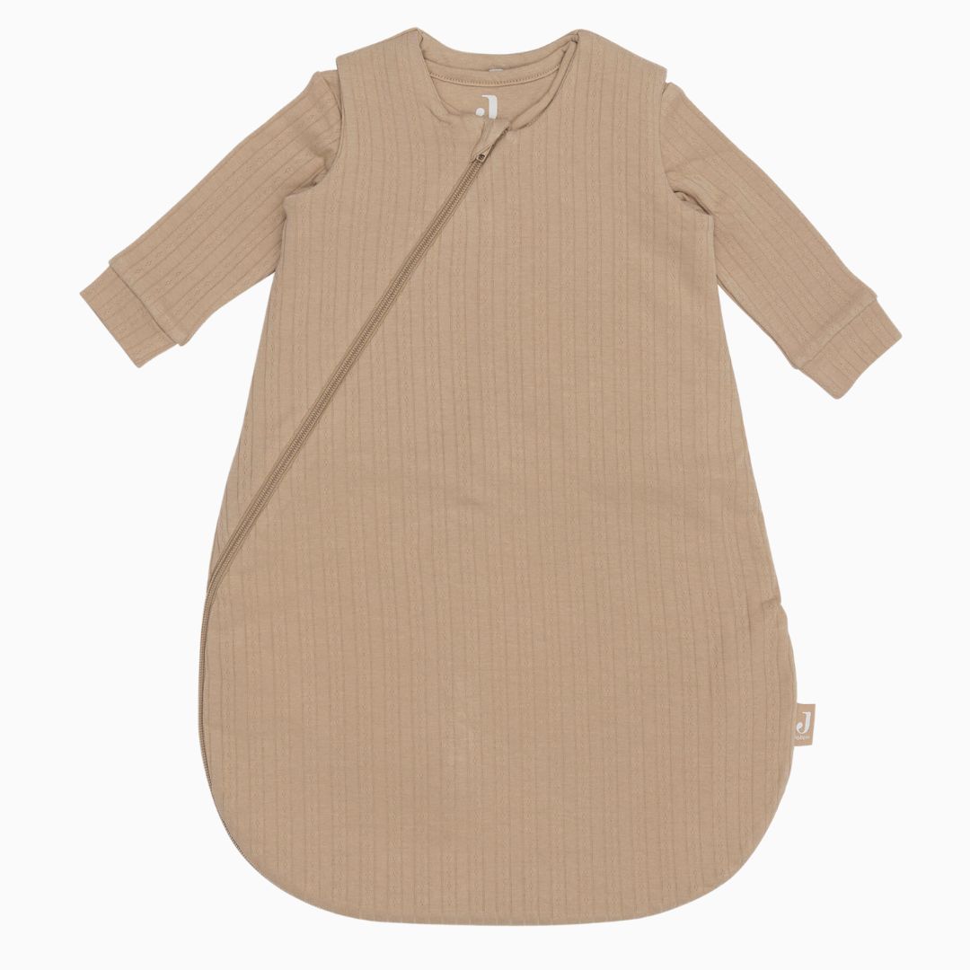 Jollein newborn 4-seizoenen slaapzak 60cm ajour biscuit