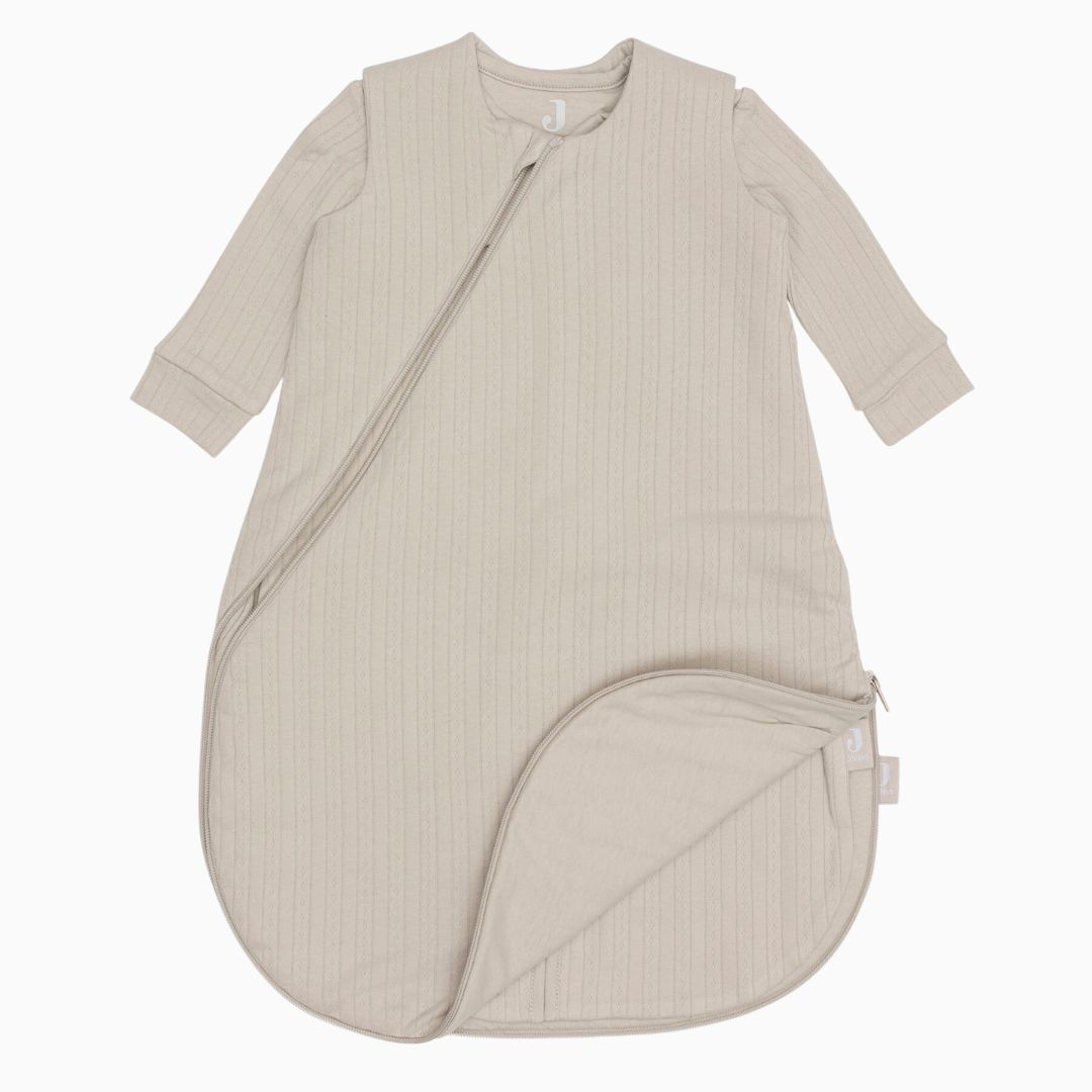 Jollein newborn 4-seizoenen slaapzak ajour nougat van 60 cm