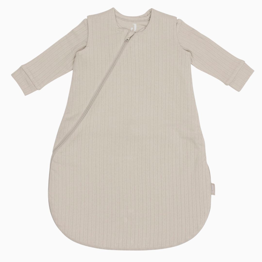 Jollein newborn 4-seizoenen slaapzak ajour nougat van 60 cm