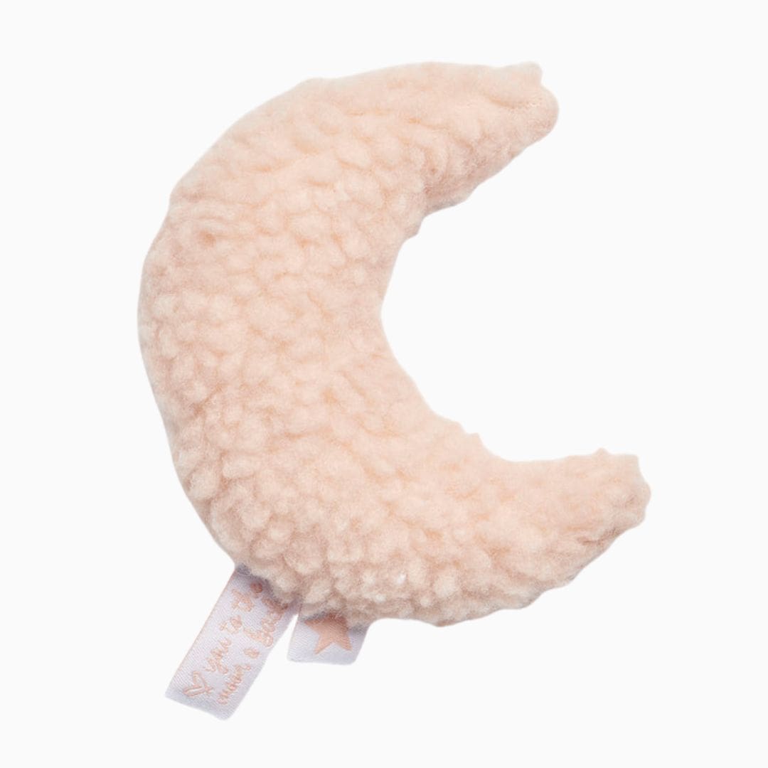 Jollein zachte rammelaar maan in de kleur pale pink roze