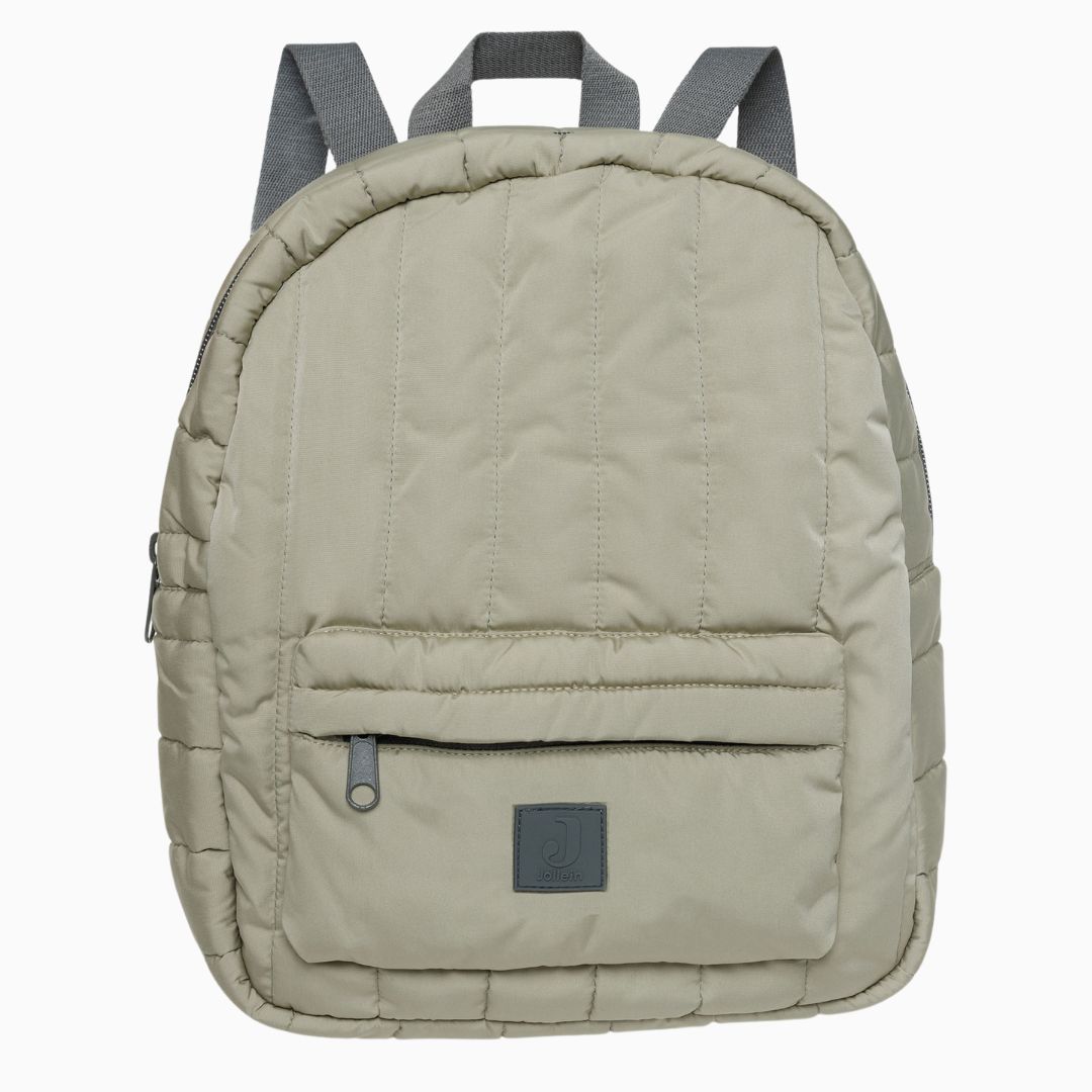 Jollein kinderrugzak gewatteerd in de kleur groen