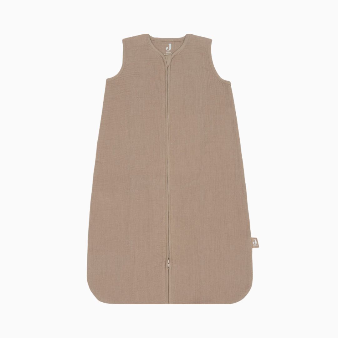 Jollein baby slaapzak van hydrofiel katoen in de kleur biscuit bruin
