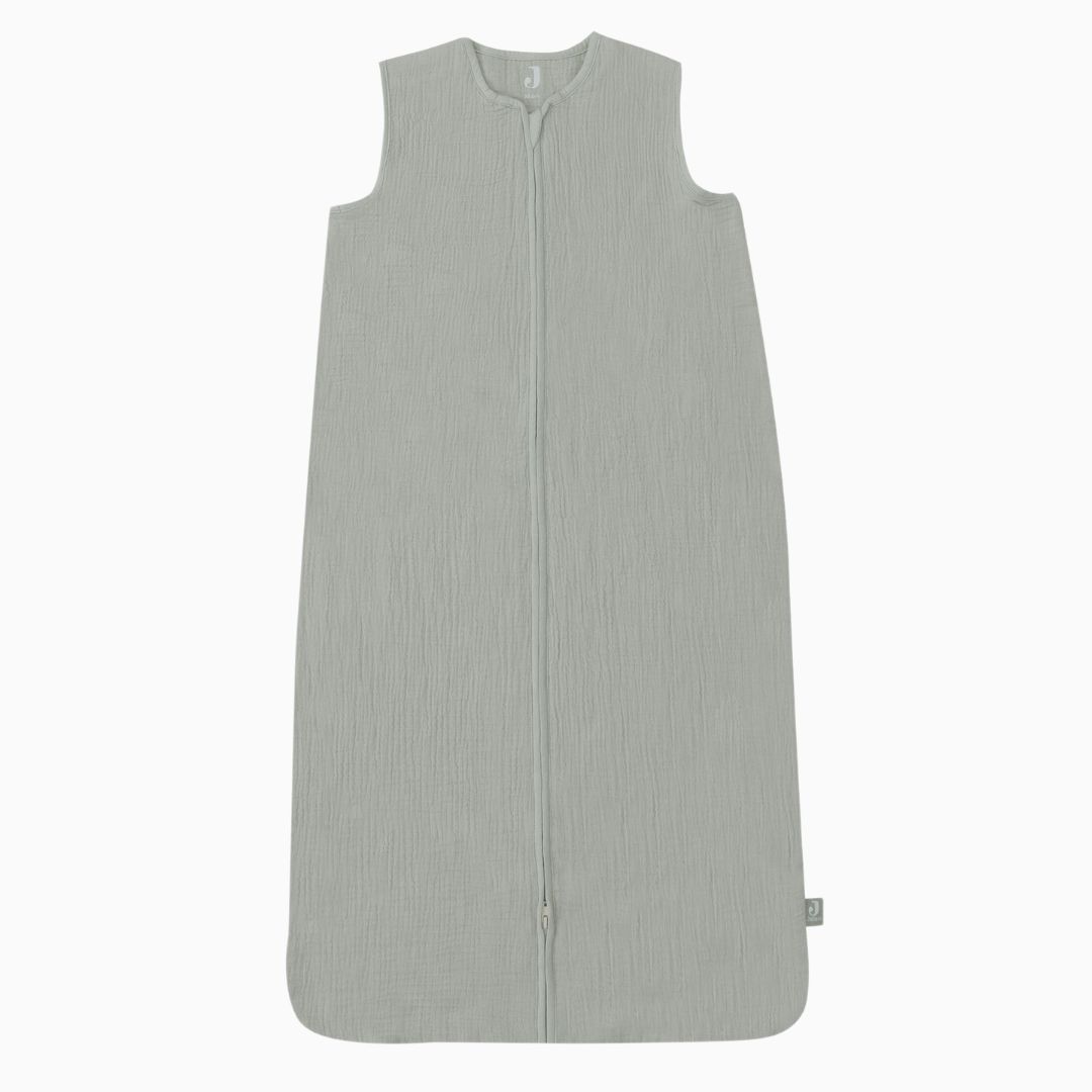 Jollein baby slaapzak van hydrofiel katoen voor in de zomer in de kleur groen