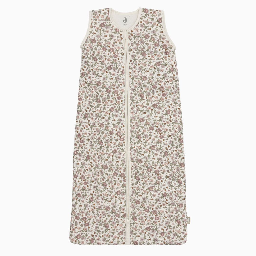Jollein winter slaapzak baby met afritsbare mouwen in de print Retro Flowers