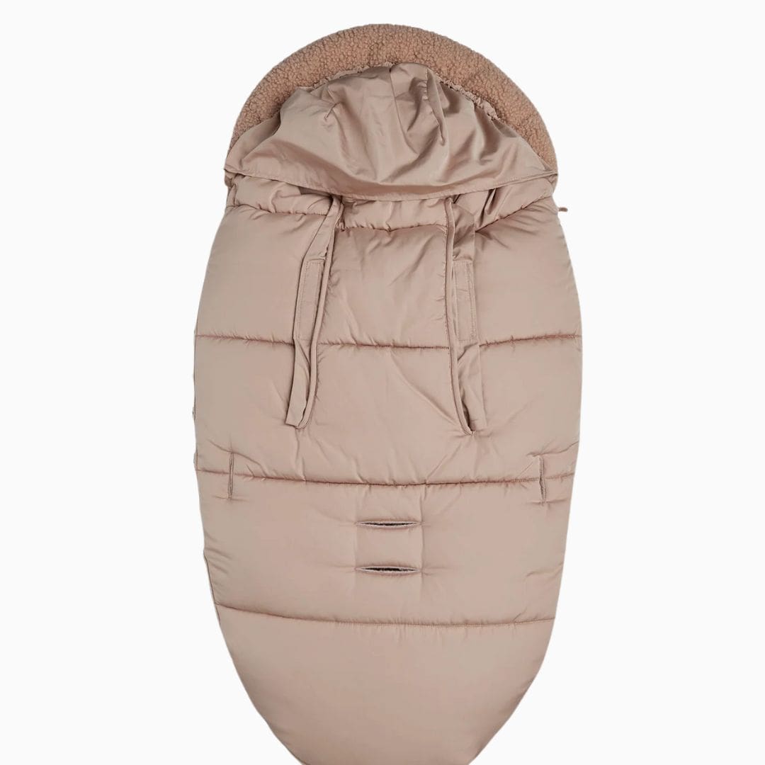 Jollein voetenzak buggy/kinderwagen Puffed in de kleur bruin