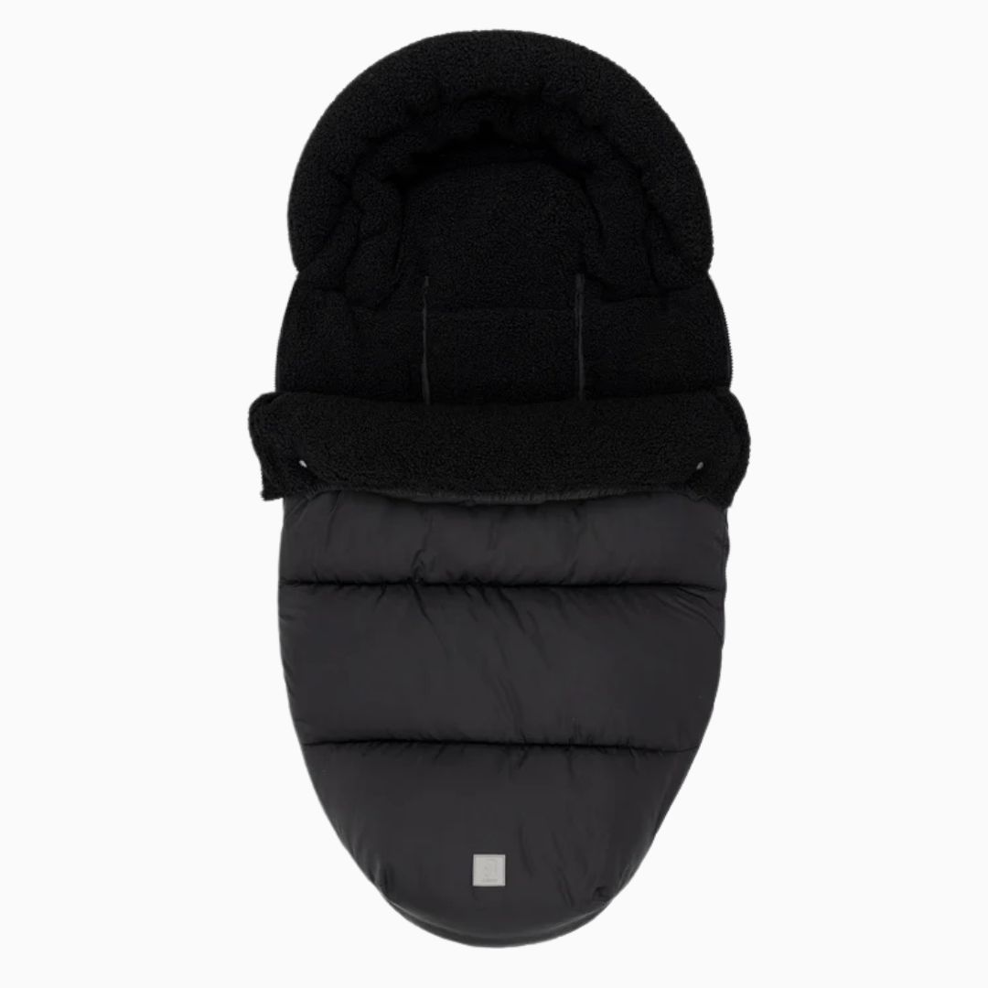 Jollein voetenzak buggy/kinderwagen Puffed in de kleur zwart