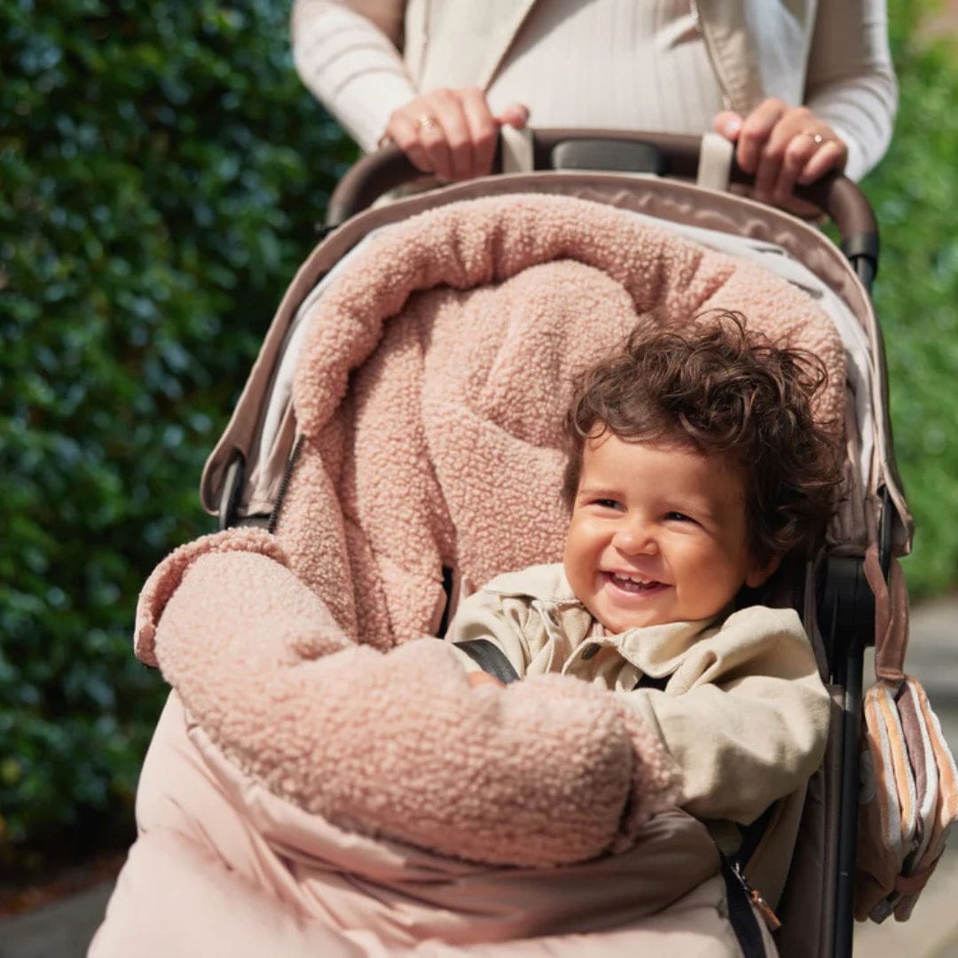 Jollein voetenzak buggy/kinderwagen Puffed in de kleur bruin