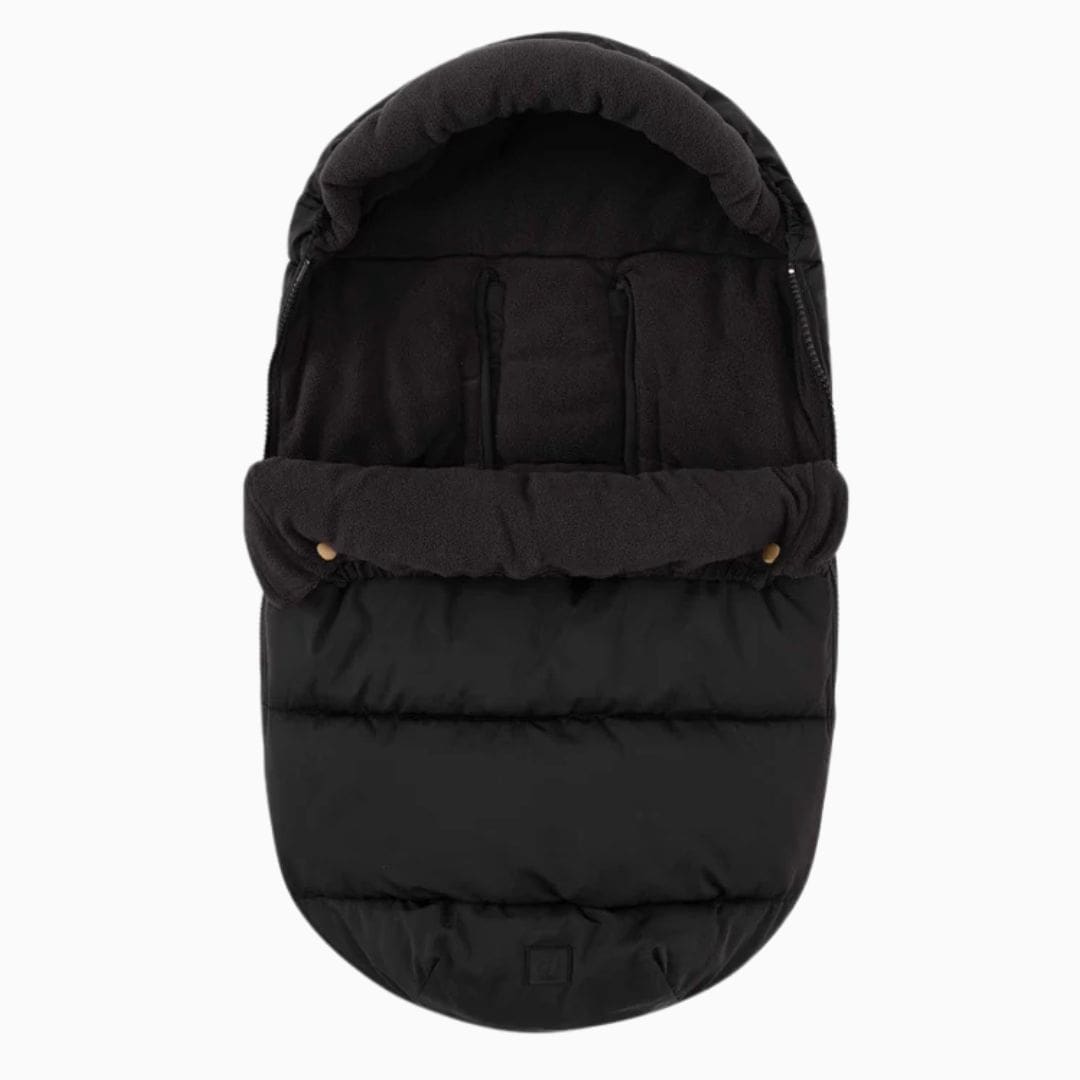 Jollein voetenzak groep 0+ 3/5 punts gordel Puffed - Black