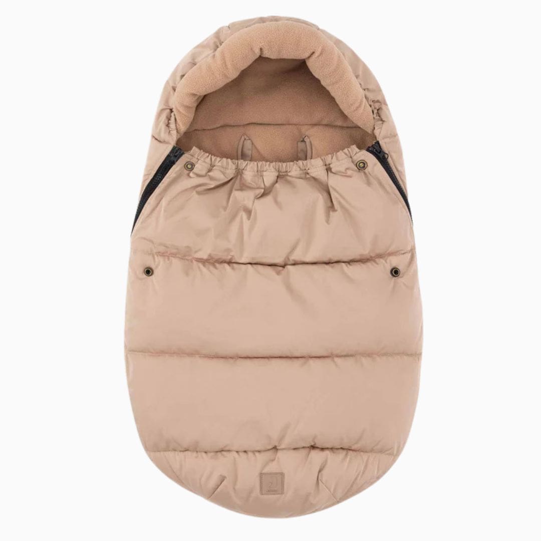 Voetenzak groep 0+ 3/5 punts gordel Puffed - Biscuit