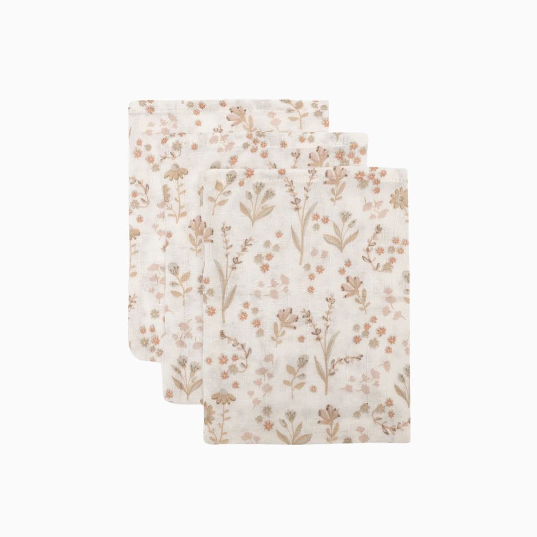 Jollein hydrofiele washandjes in de print Bloomy