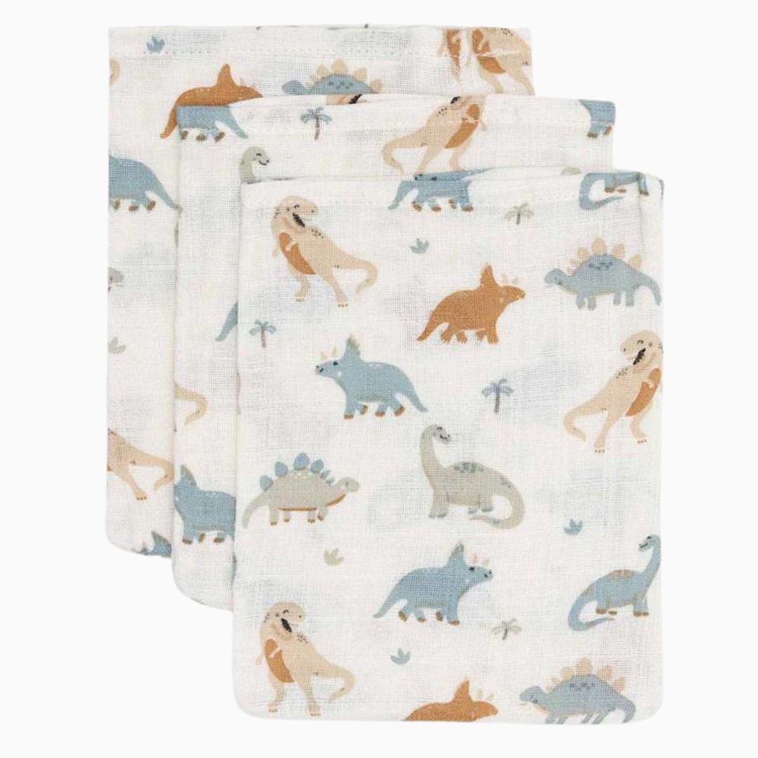 Jollein washandje Roarsome - 3-pack