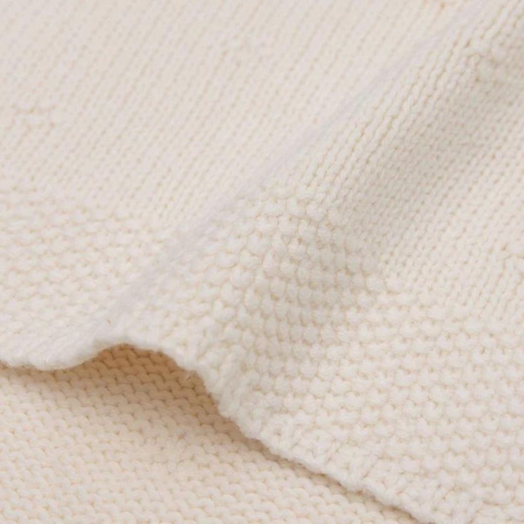 Jollein wiegdeken cosy knit- ivory
