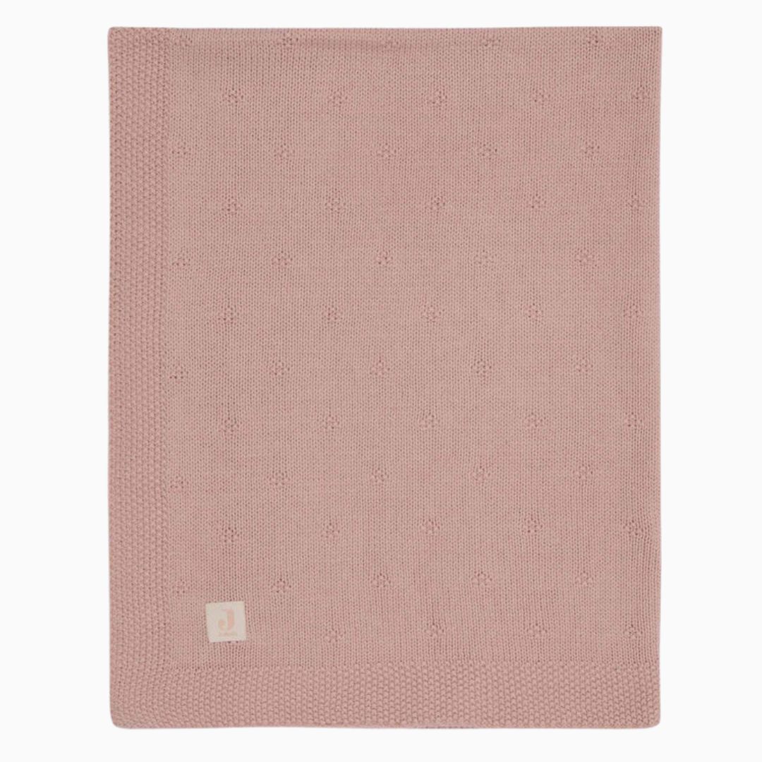 Jollein wiegdeken cosy knit - wild rose