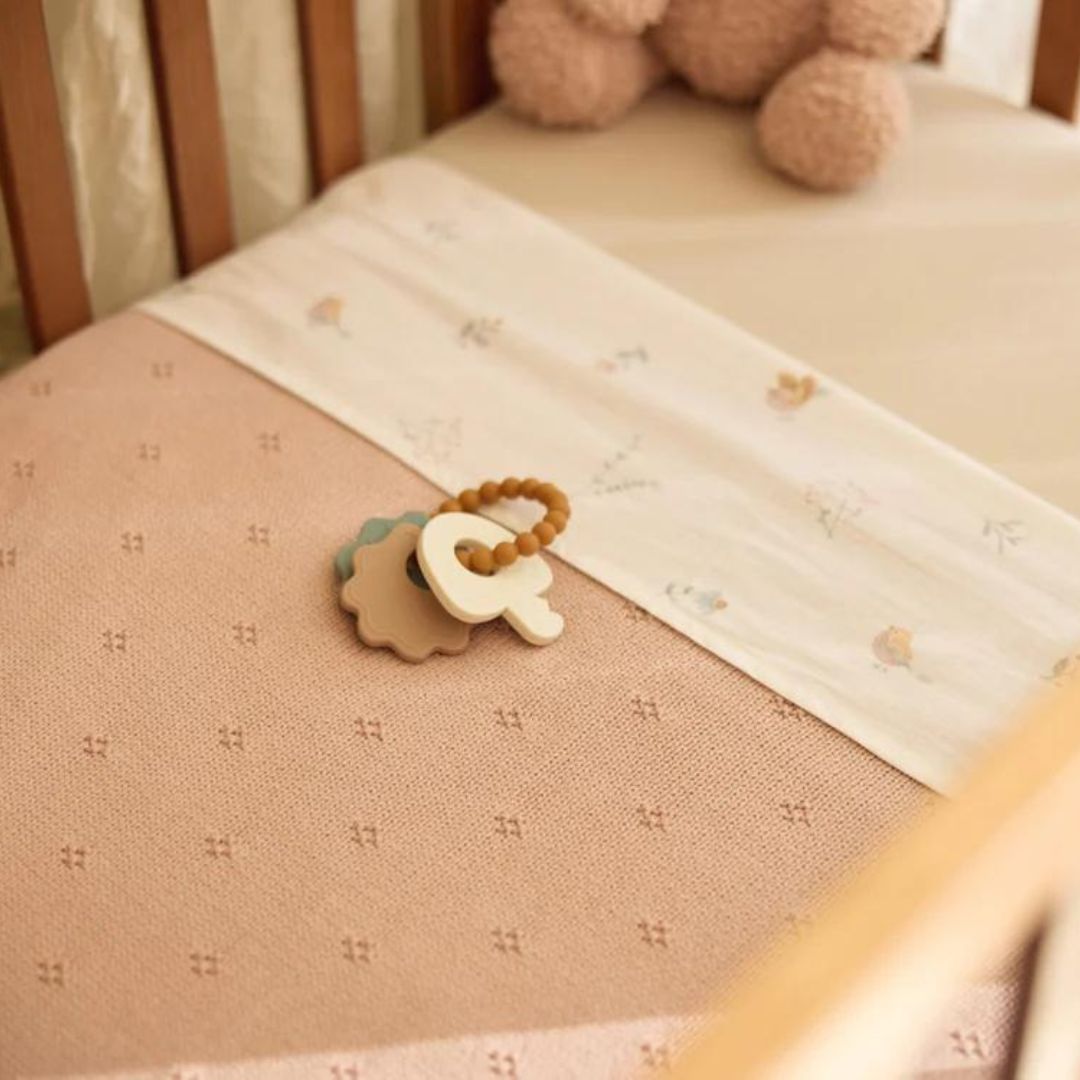 Jollein wiegdeken cosy knit - wild rose