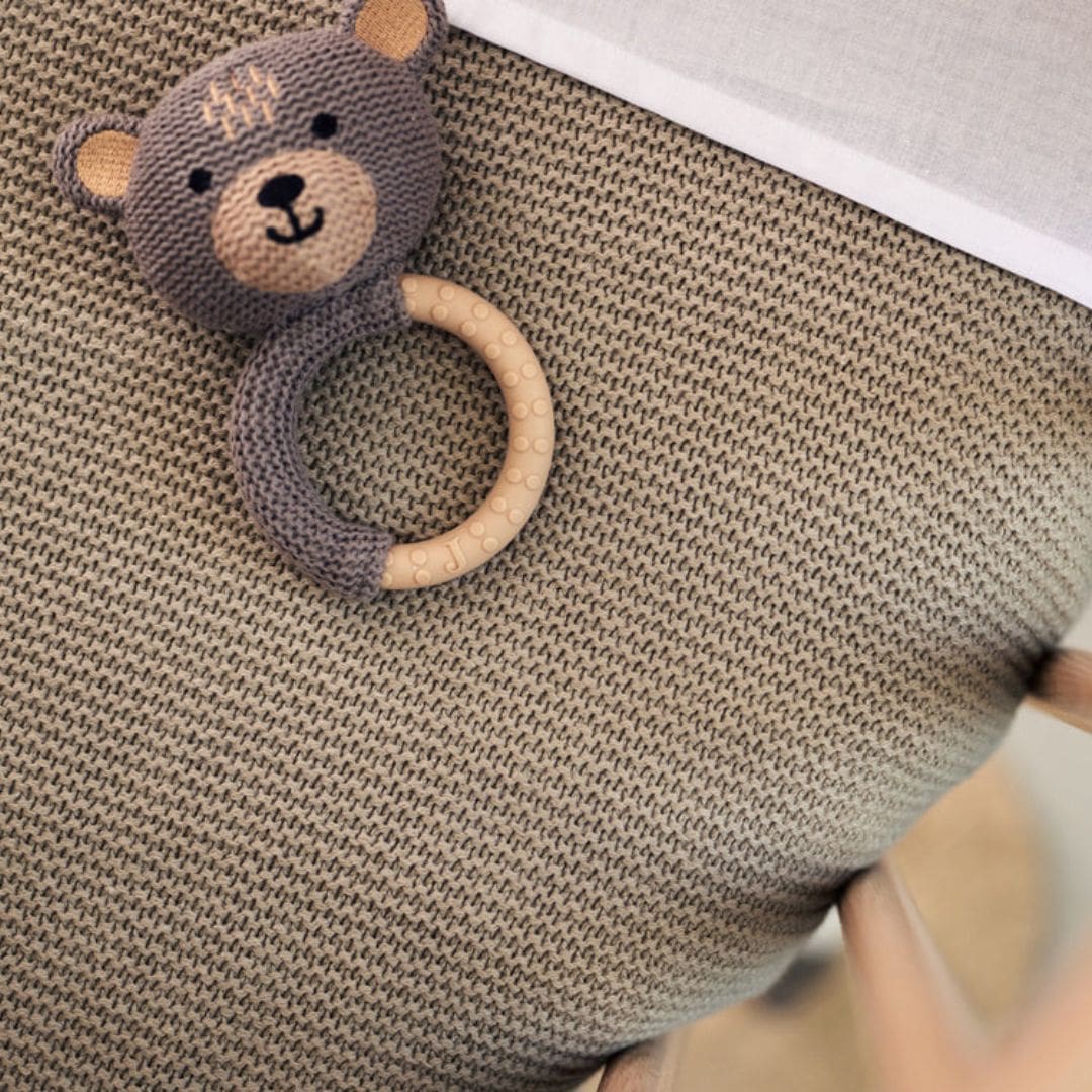 Jollein gebreide wiegdeken van katoen van 75 x 100 cm in de kleur