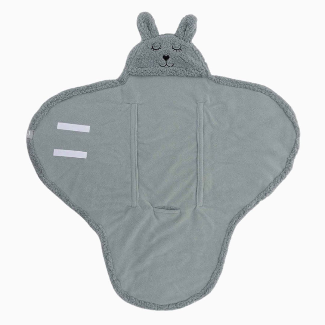 Jollein wikkeldeken bunny - sea green