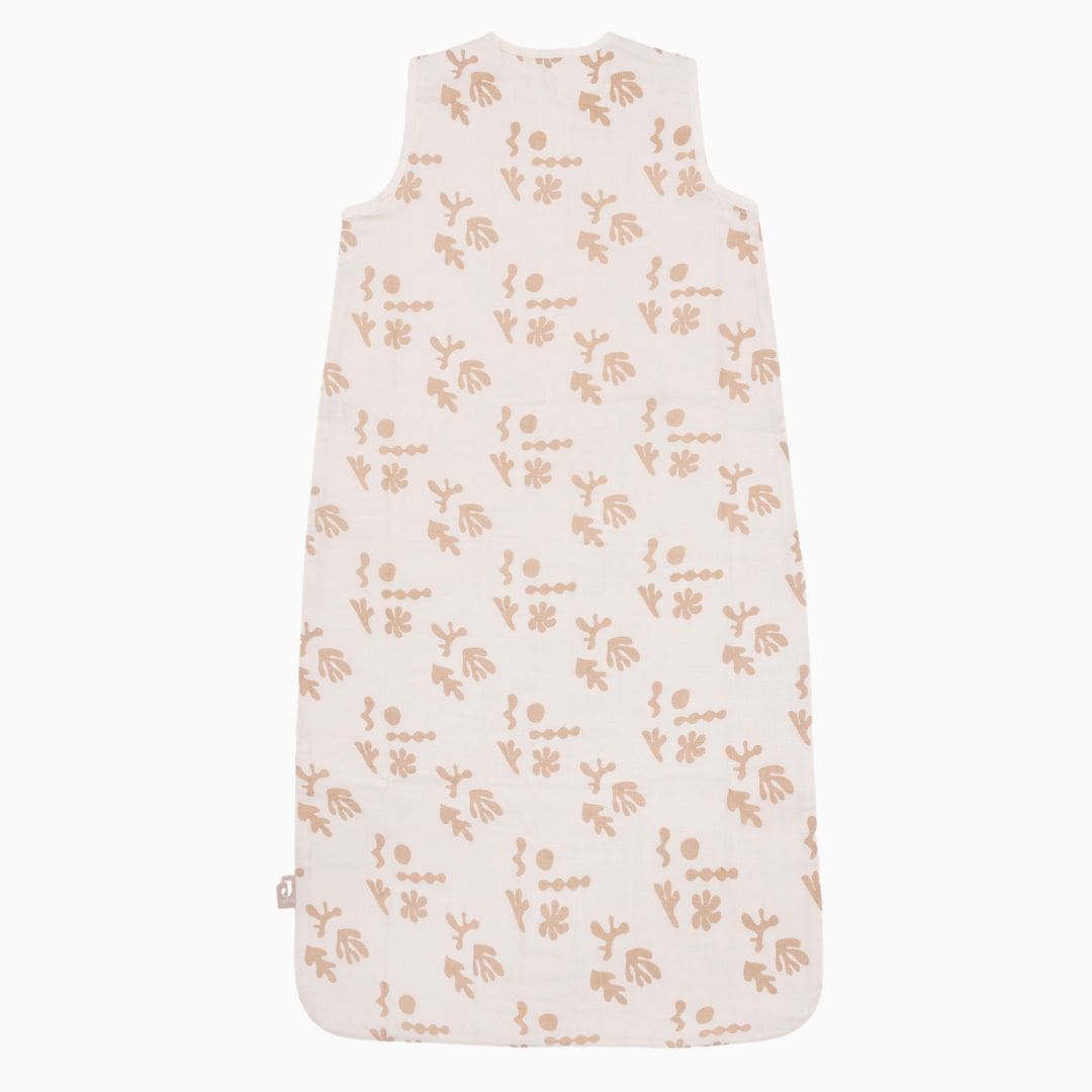 Jollein baby slaapzak van hydrofiel katoen voor in de zomer in de print funky biscuit