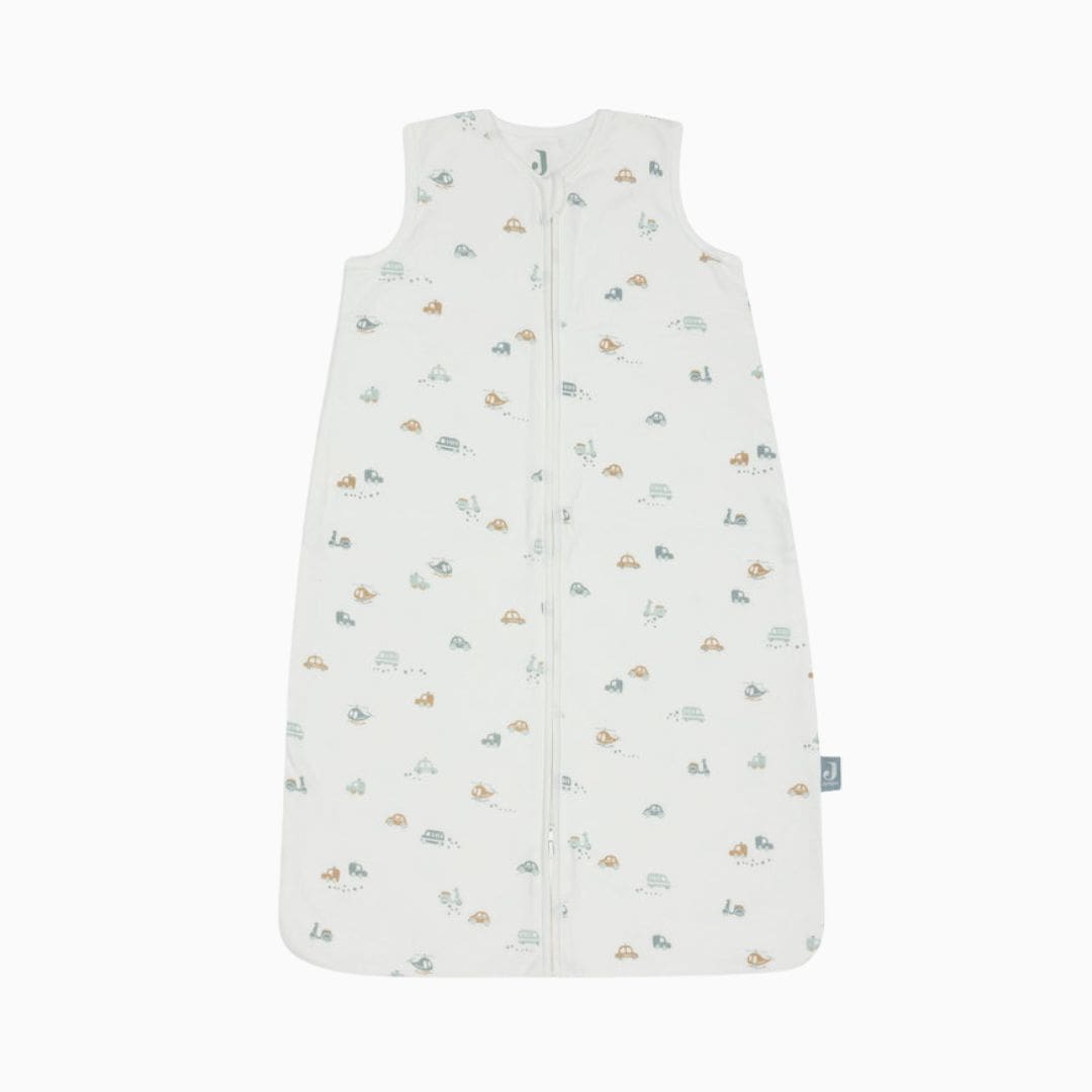Jollein baby slaapzak van jersey katoen met auto print voor in de zomer