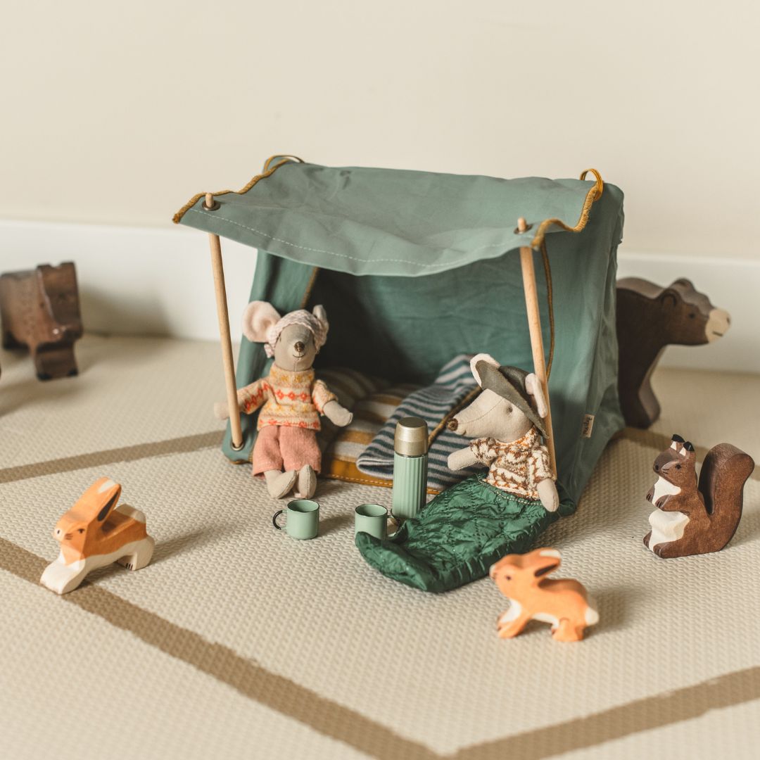 Speelgoed miniatuur tent van Maileg