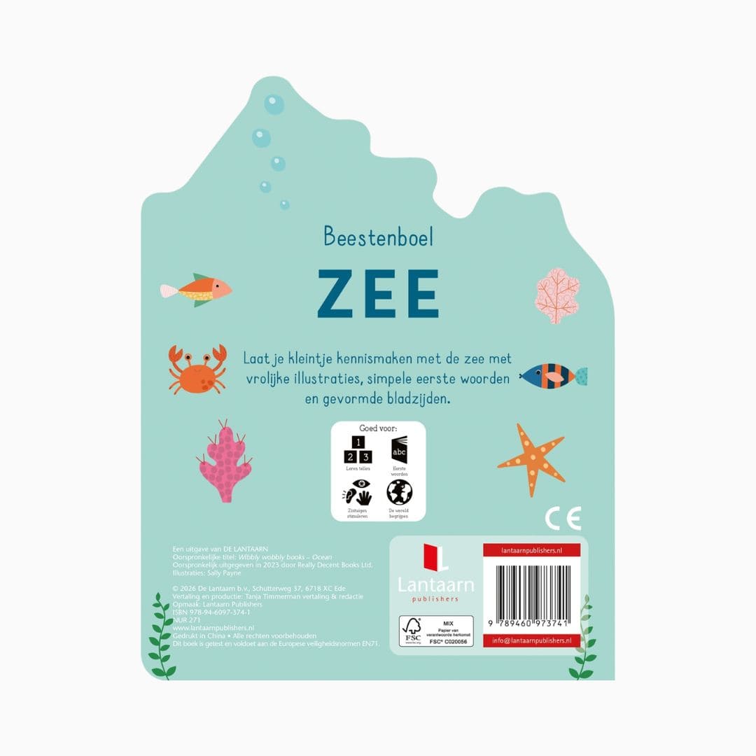 Lantaarn publishers kartonboek beestenboel in het thema zee