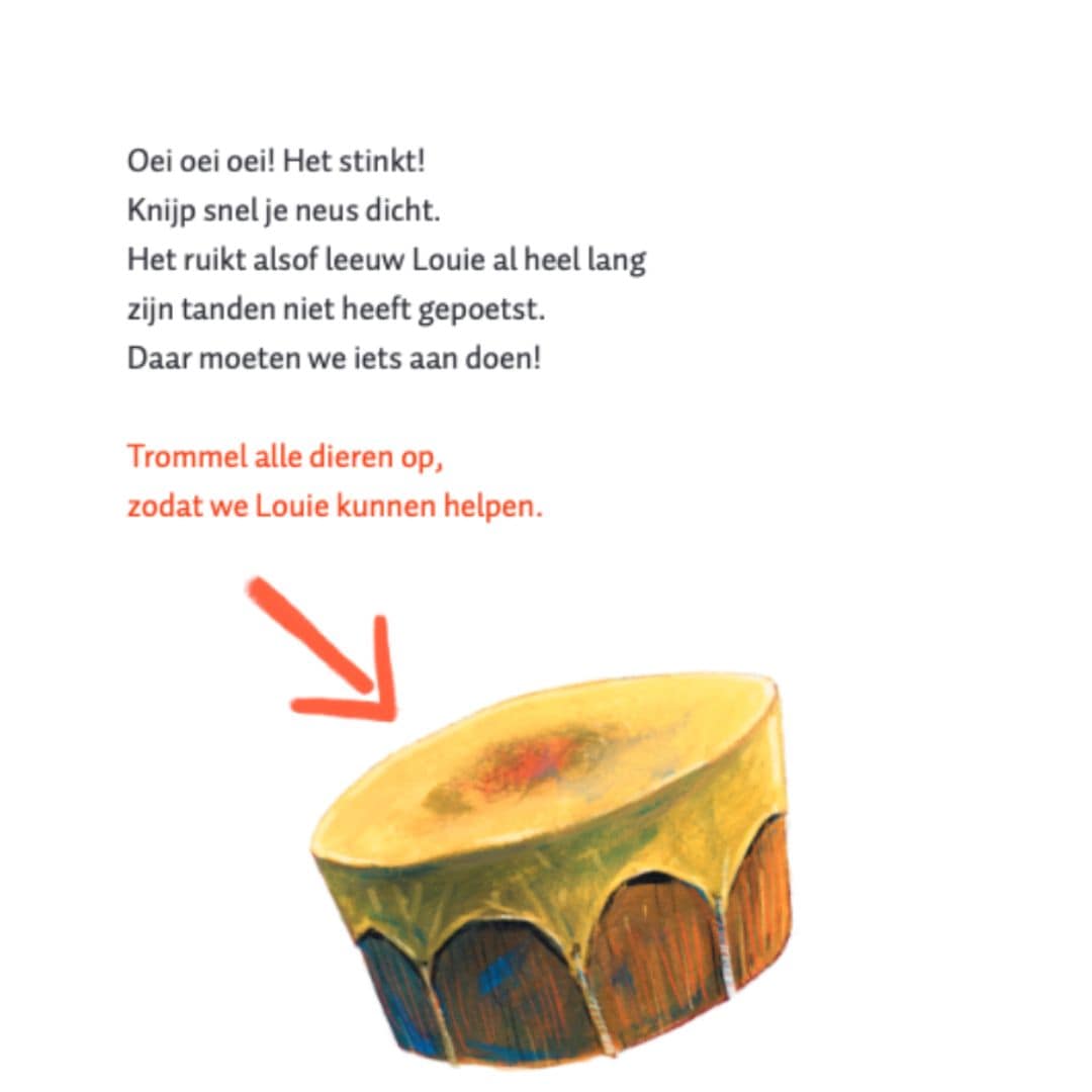 Kartonboek De grote tandenpoetshulp van auteurs Sophie Schoenwald en Günter Jakobs uitgeverij De Fontein Jeugd