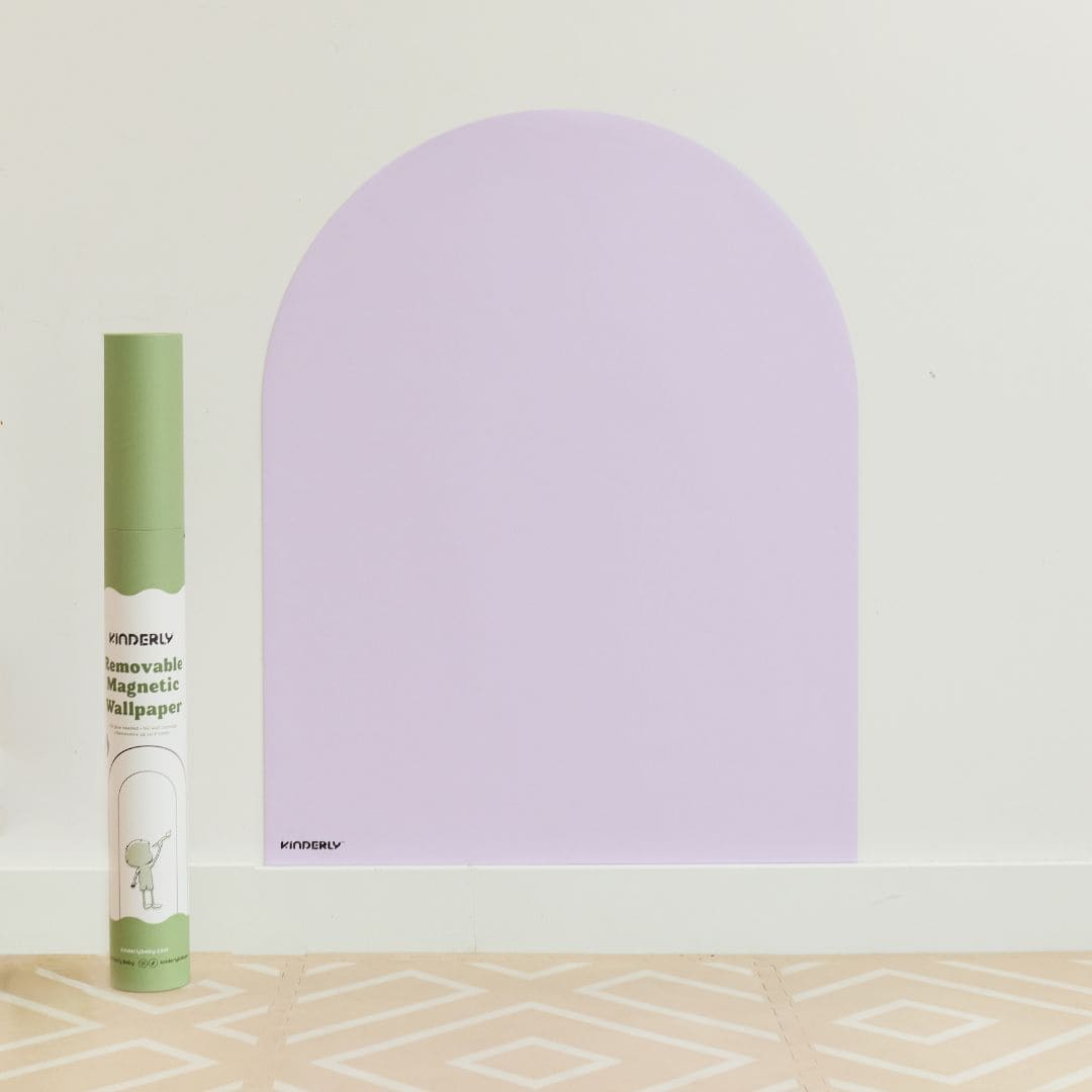 Kinderly magnetisch behang muursticker in de kleur lilac lila