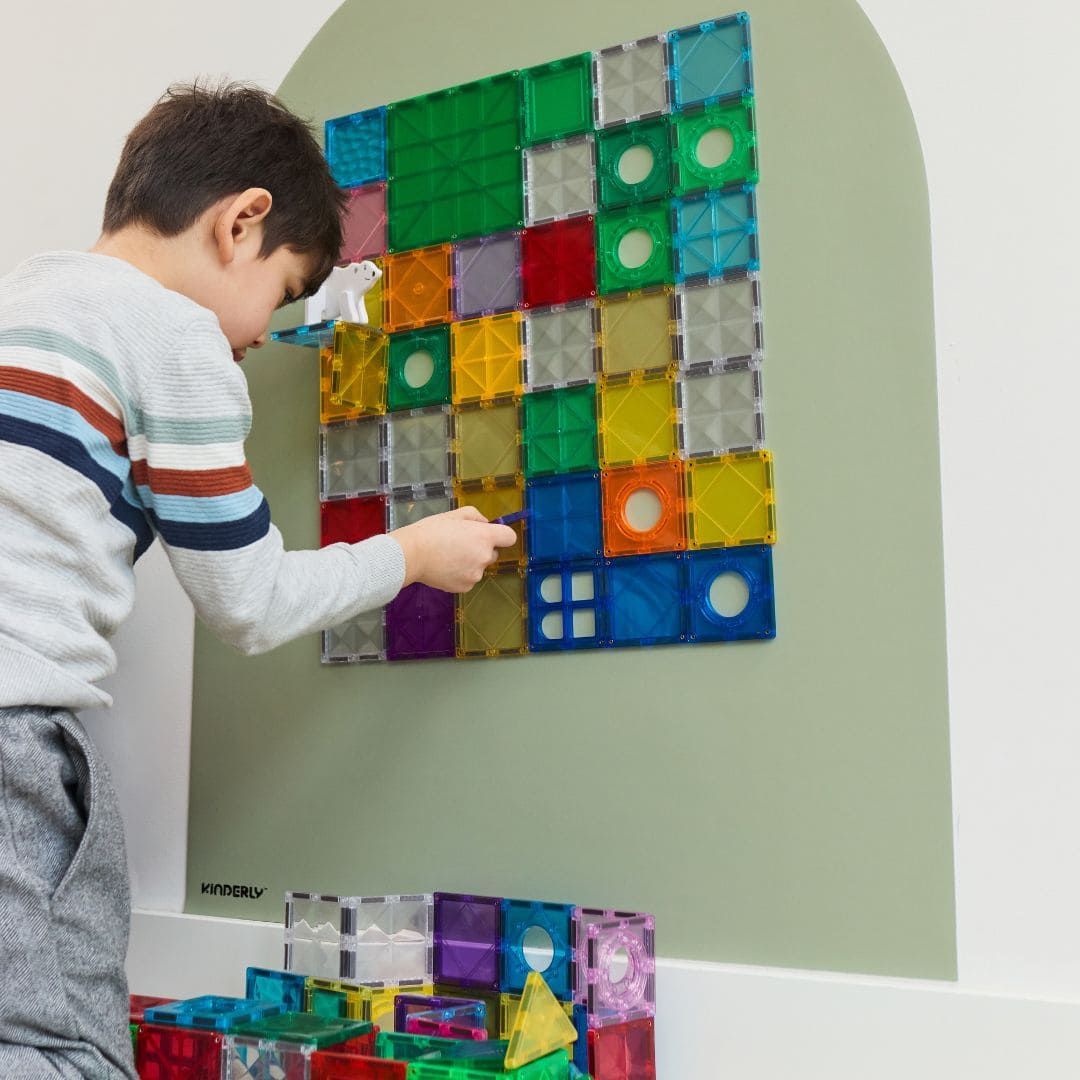 Kinderly magnetisch behang muursticker olijf groen