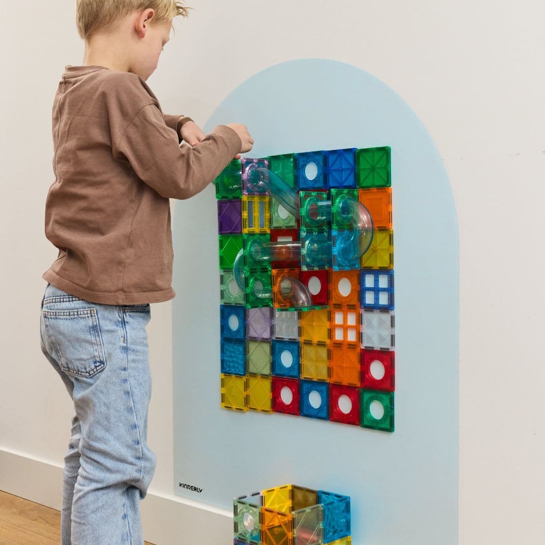 Kinderly magnetisch behang muursticker in de kleur sky blue licht blauw