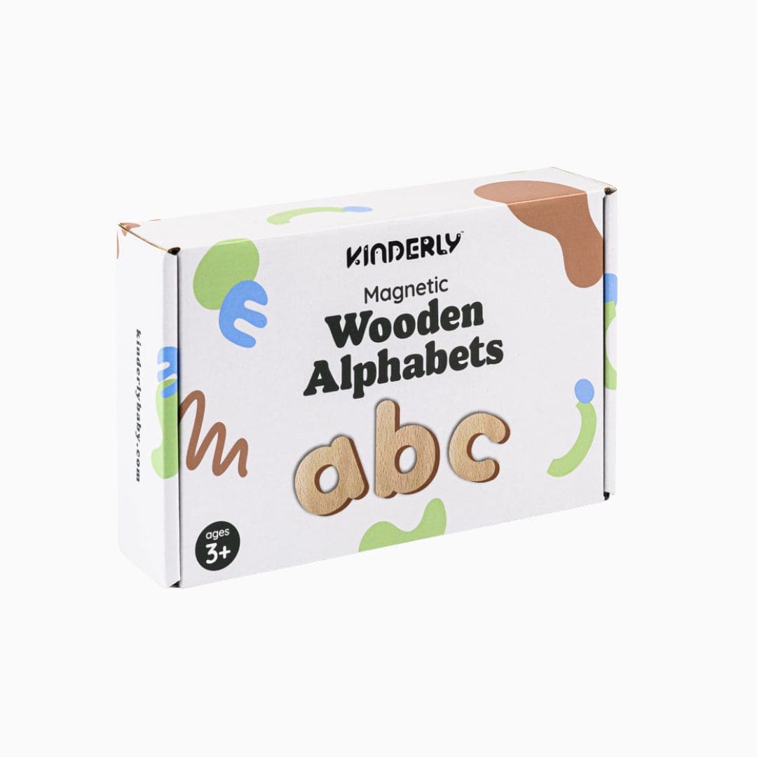 Kinderly magnetisch houten alfabet