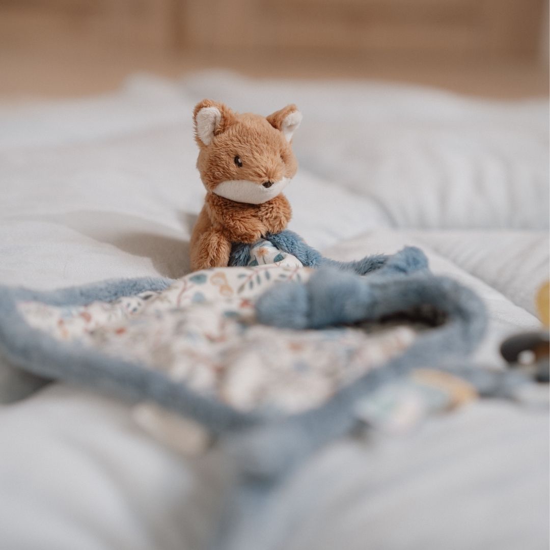 Little Dutch knuffeldoekje vos met een print van de Forest Friends collectie