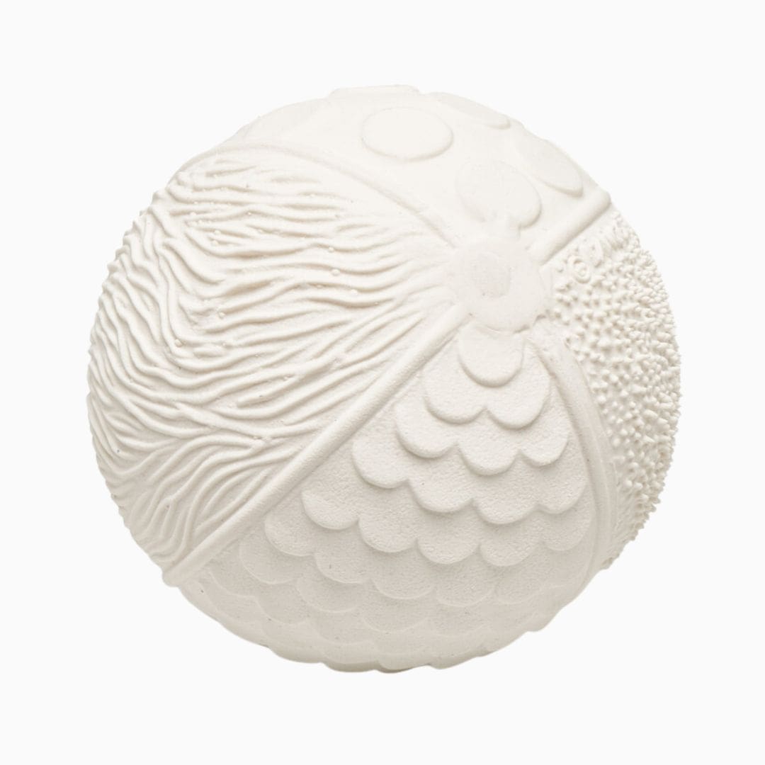 Lanco sensorisch speelgoed bijtbal wit