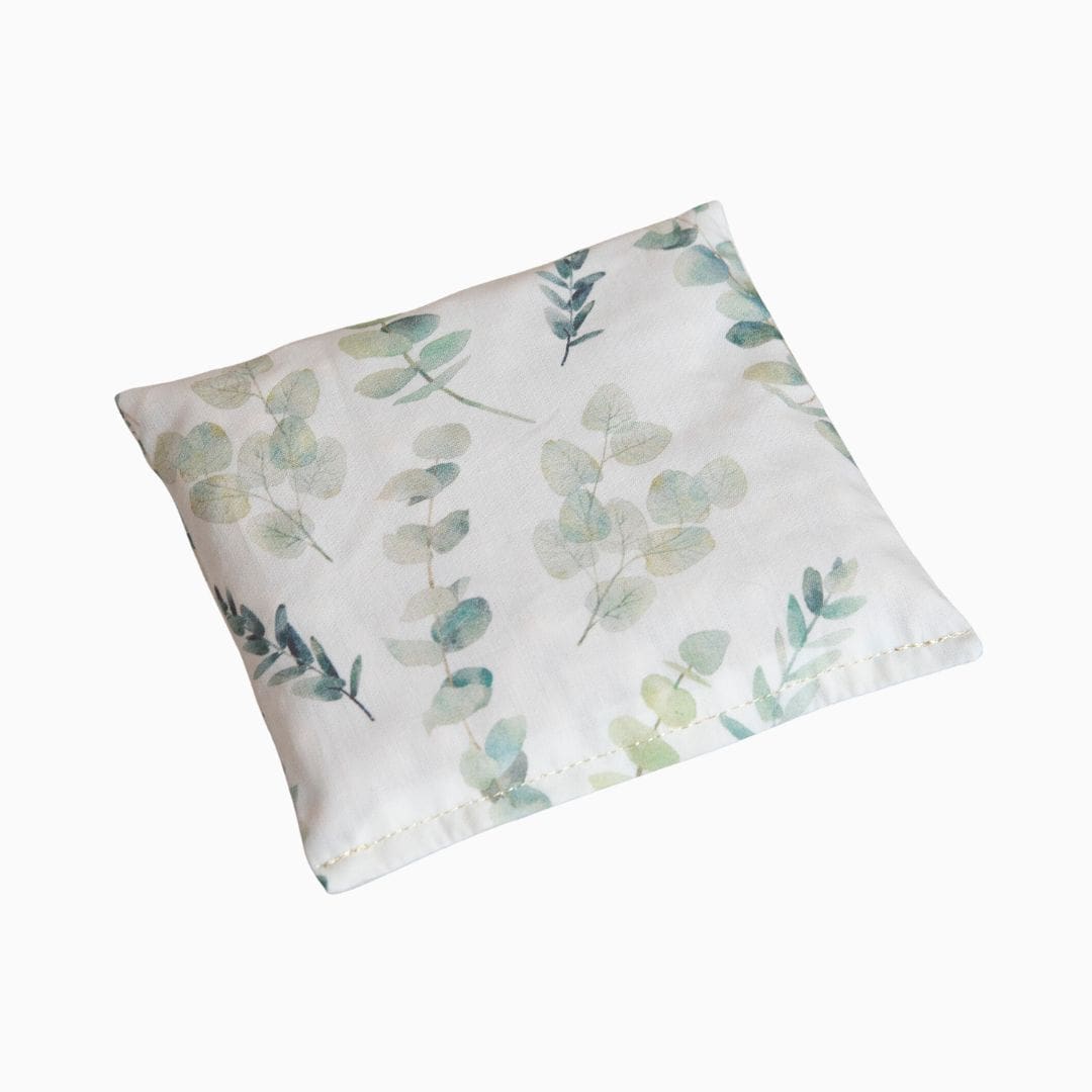 Little Botanic Label pittenzakje van katoen met eucalyptus print