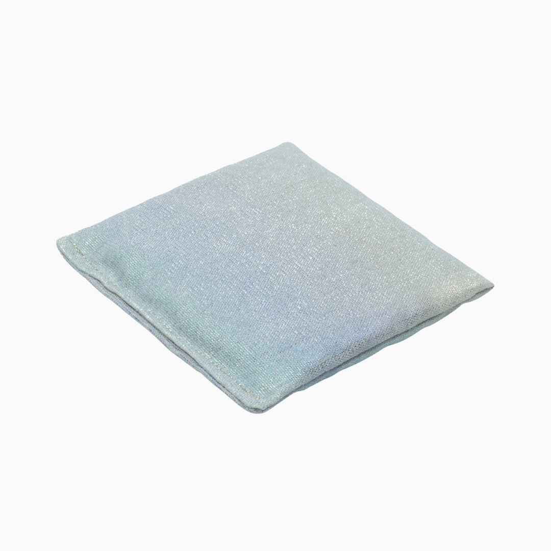 Little Botanic Label pittenzakje van linnen regenboog folie stof