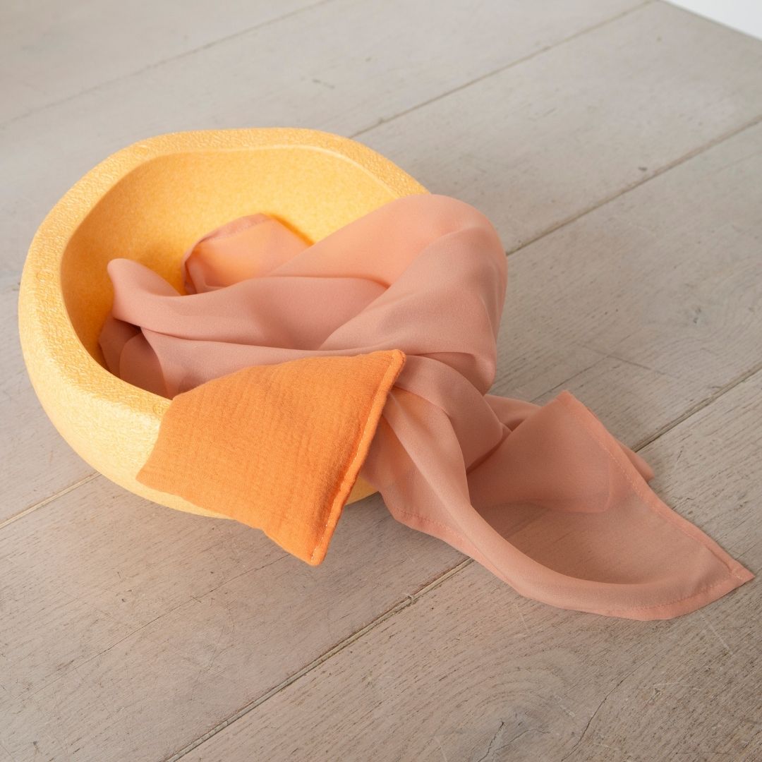 Little Botanic Label playcycle speeldoek lichtoranje