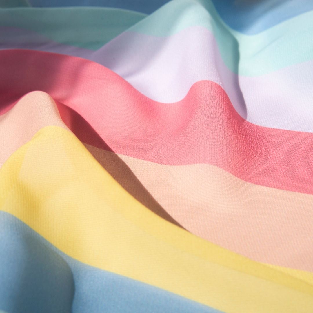 Little Botanic label playcycle speeldoek pastel waves