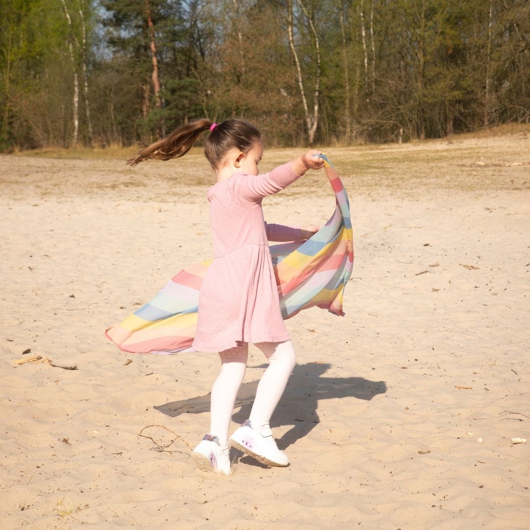 Little Botanic label playcycle speeldoek pastel waves