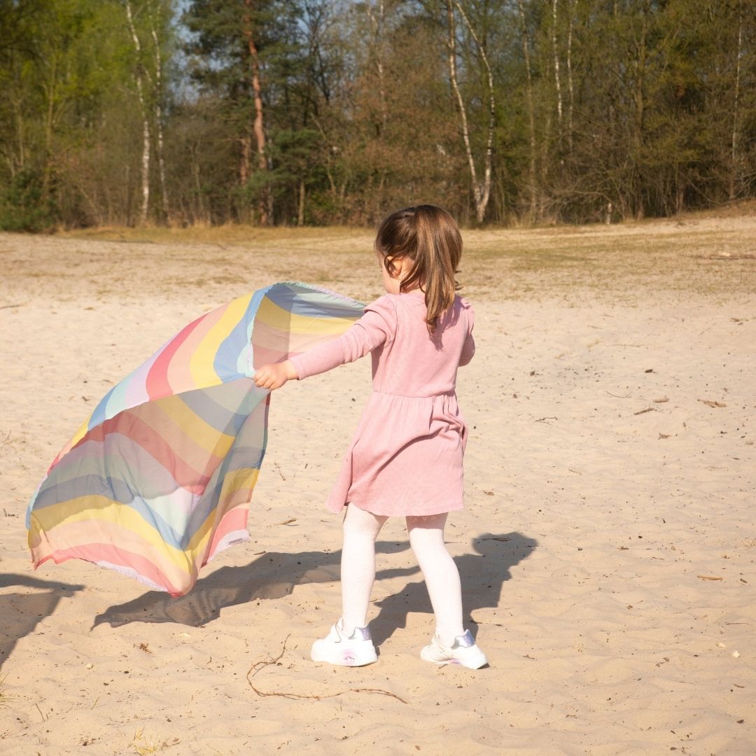 Little Botanic label playcycle speeldoek pastel waves