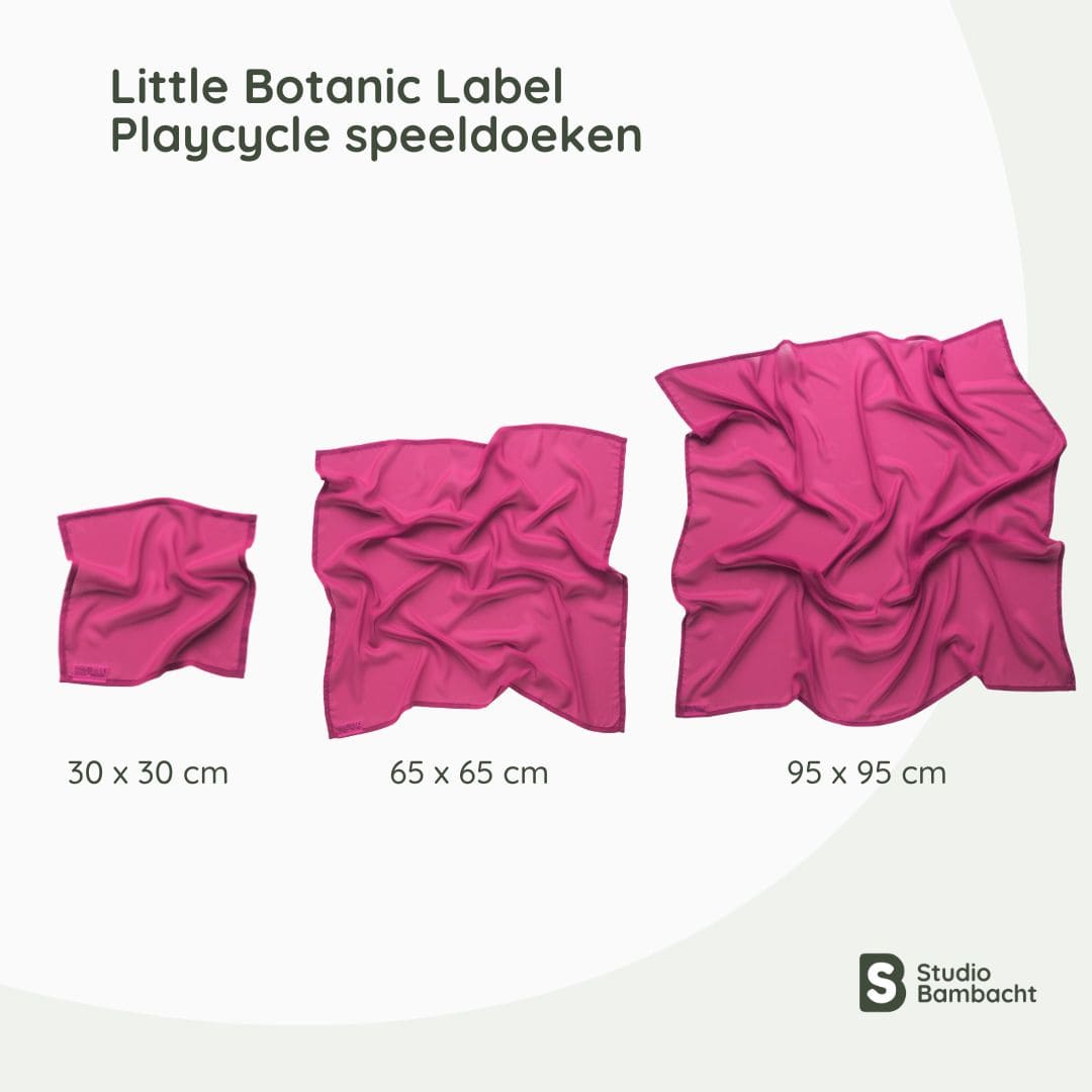Little Botanic Label playcycle speeldoek in de kleur roze