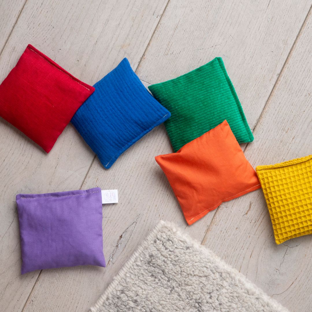 Little Botanic Label pittenzakjes regenboog passend bij Stapelstein regenboog