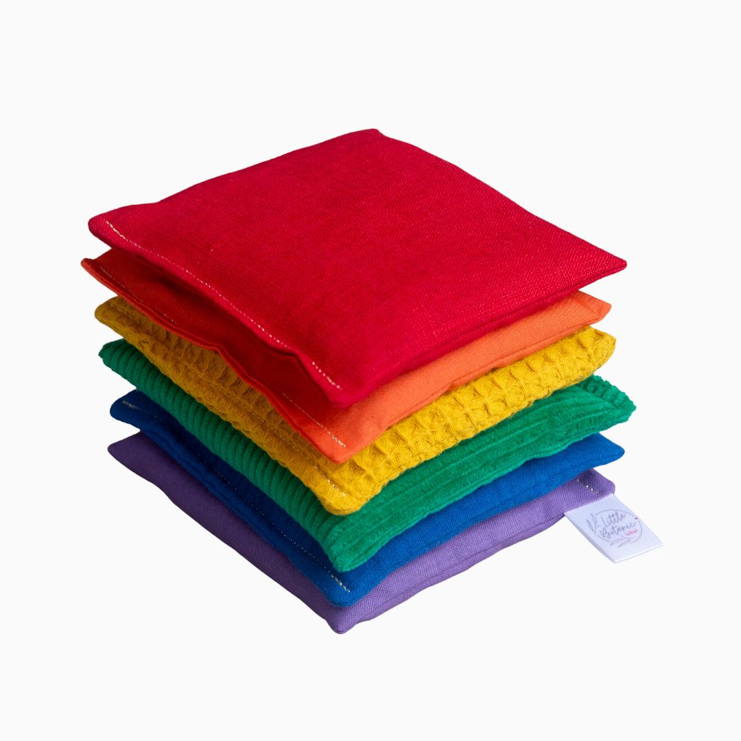 Little Botanic Label pittenzakjes regenboog passend bij Stapelstein regenboog