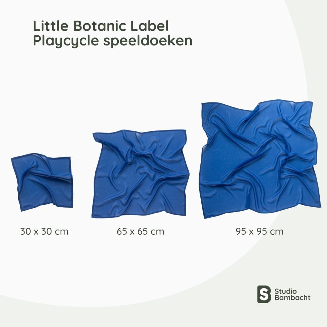Little Botanic Label Playcycle speeldoek in de kleur blauw