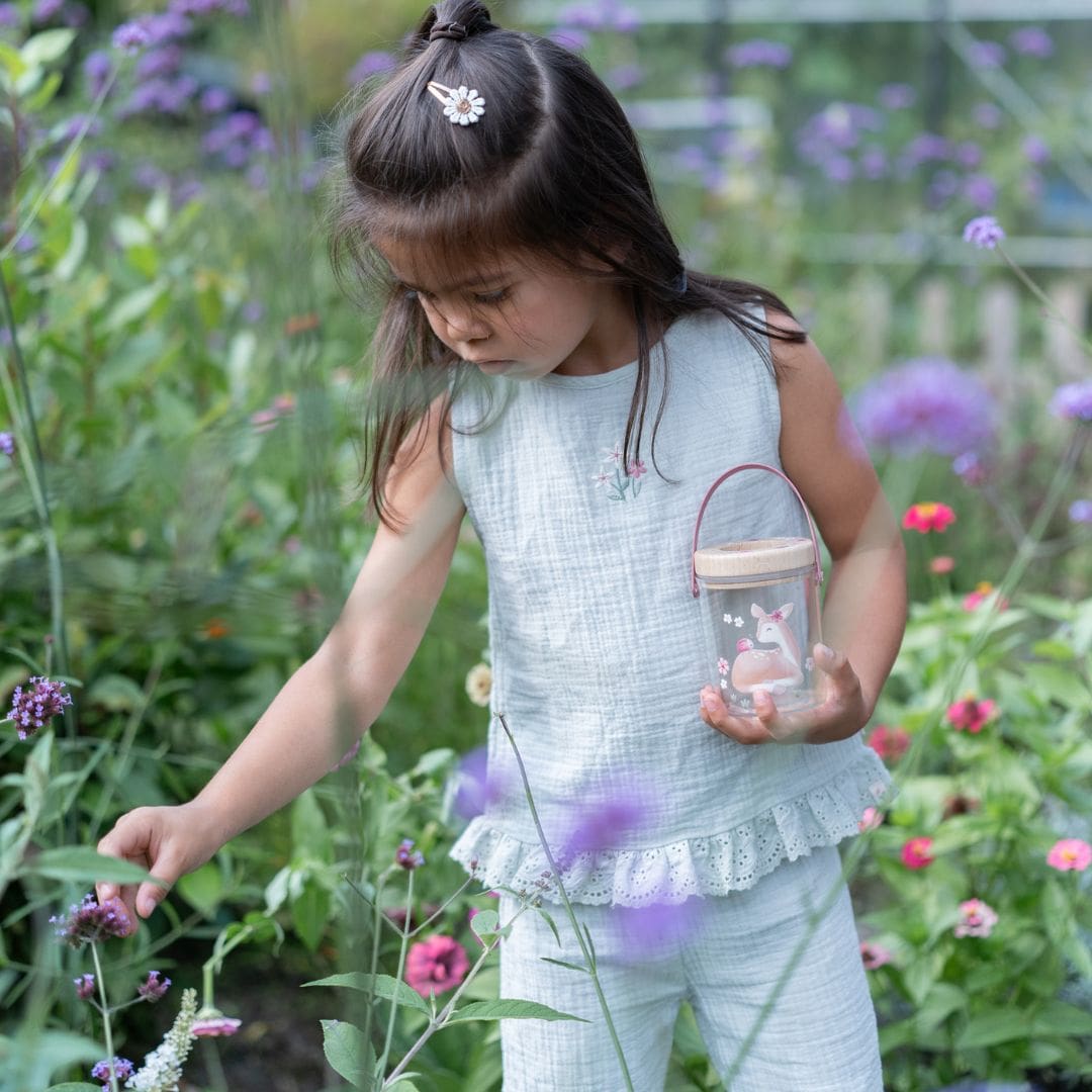 Little Dutch insectenpot met houten deksel met vergrootglas