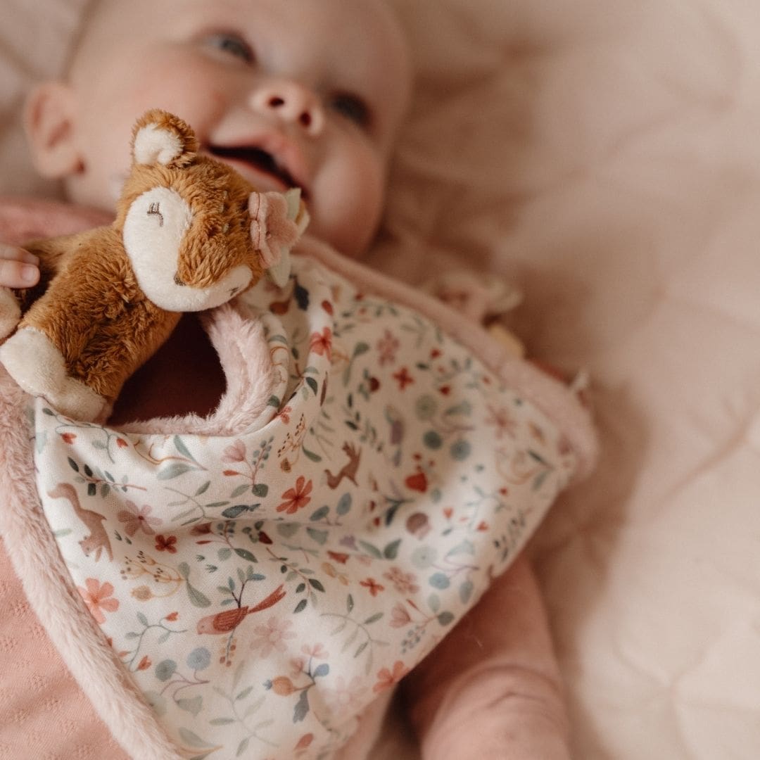 Little Dutch knuffeldoekje hert met print Fairy Garden