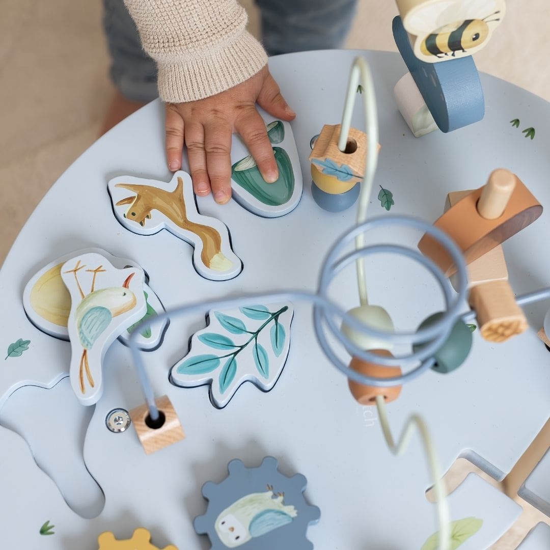 Little Dutch houten activiteitentafel Forest Friends
