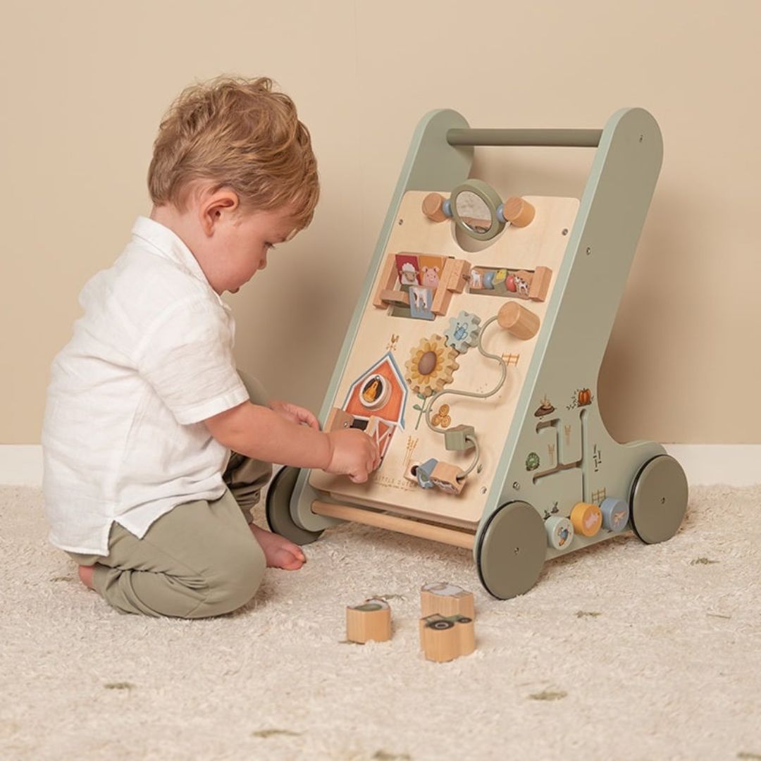 Little Dutch houten loopwagen Little Farm