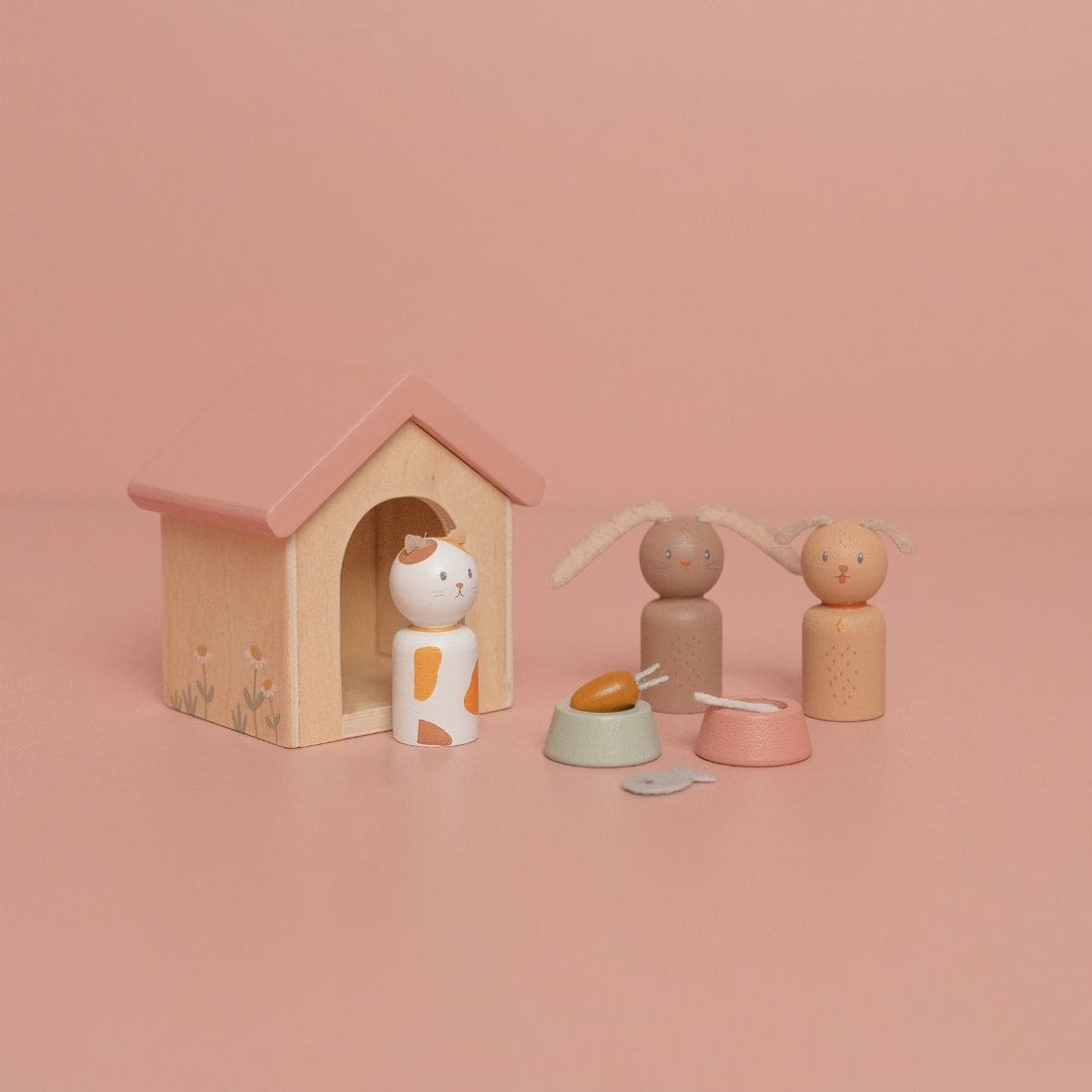 Little Dutch poppenhuis uitbreiding huisdieren