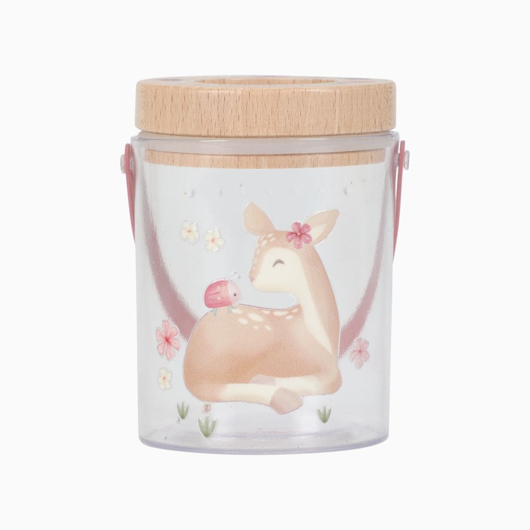 Little Dutch insectenpot met houten deksel met vergrootglas